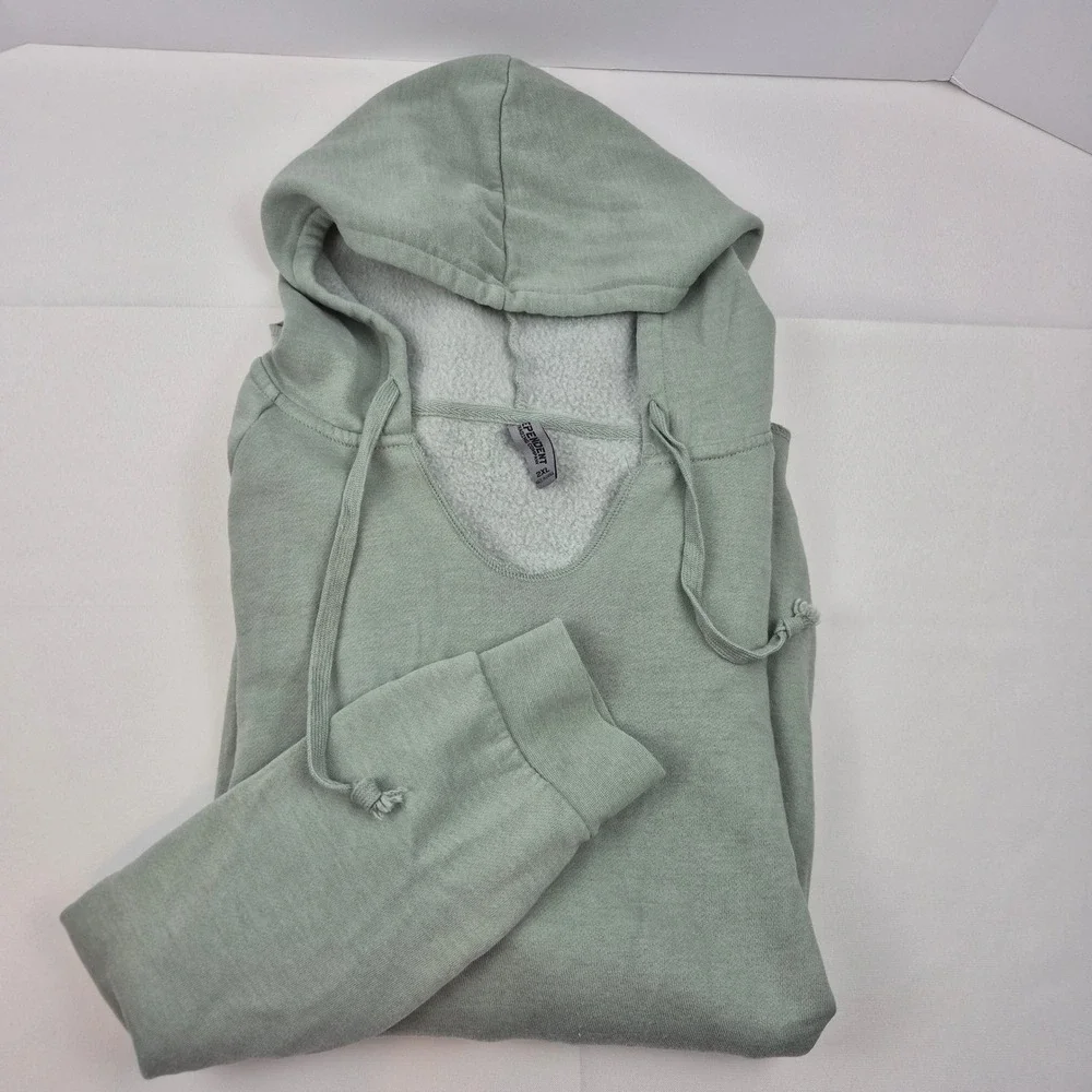 Independent Trading Company Hoodie Womens 2XL Green Long Sleeve Sweatshirt - Picture 1 of 10